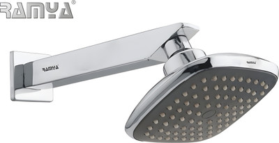 Ramya Galaxy Shower 4inch With 9inch Square Arm Chrome Finished Item Shower Head