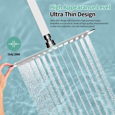 Prestige ABS,4-INCH Single Flow Overhead Shower Without arm Shower Head