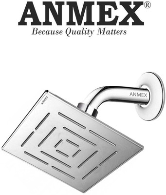 ANMEX 8X8 (8 Inch) Super Heavy SS MAZE Rain Shower with 9inch Round Arm Shower Head