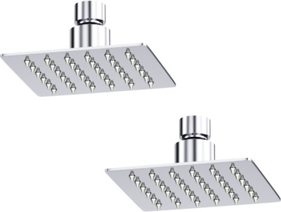 ANMEX 4x4 Ultra Slim Rain Shower Head without Arm -Pack of 2 Shower Head