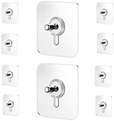 AQIMUS Matte Shower Rod Hook(Clear)