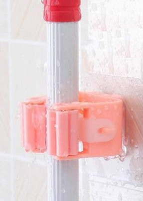 WebDealz Matte Shower Rod Hook(Orange)