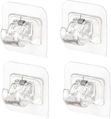 MIXCO Chrome Shower Rod Hook(White)