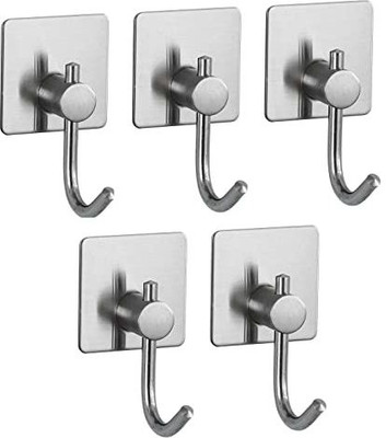 Triyugo Matte Shower Rod Hook(Silver)
