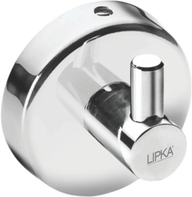 Lipka Glossy Shower Rod Hook(Silver)