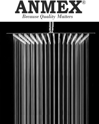 ANMEX 12x12 (12 Inch) UltraSlim Heavy SS Rain Shower Head with 18inch Arm(Chrome)