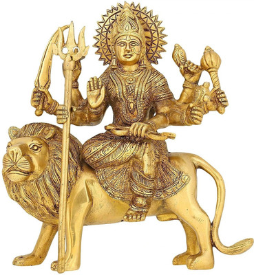 VALUE CRAFTS Decorative Showpiece  -  12.8 cm(Brass, Gold)