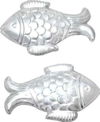 KMJ pure silver fish/chandi ki machli/fish for Astrological and lal kitab remedy Decorative Showpiece  -  0.2 cm(Silver, Silver)