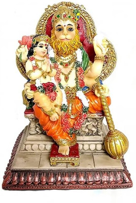 gifts for love Narsimha Deva Murti Decorative Showpiece  -  15 cm(Polyresin, Multicolor)