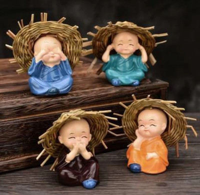 Alankrit Decorative Showpiece  -  6.5 cm(Polyresin, Multicolor)