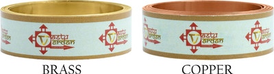 vastu vardan Vastu 4FEET 0.5INCH BRASS, COPPER STRIP COMBO | Vastu Metal Strips (Pack of 2) Decorative Showpiece  -  1.27 cm(Brass, Red)