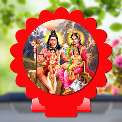 crystalsign Decorative Showpiece  -  8 cm(Plastic, Multicolor, Red)