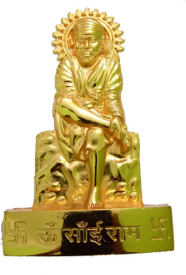 CraftEra Decorative Showpiece  -  10 cm(Brass, Gold)