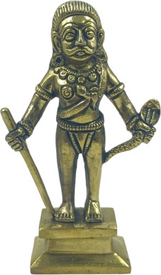 MAA MANSA DEVI Mahakal Bhairav Decorative Showpiece  -  12.2 cm(Brass, Gold)