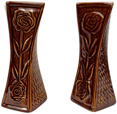 Devlink Decorative Showpiece  -  21 cm(Ceramic, Brown)