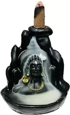 reeldot Ganesha Decorative Showpiece  -  13 cm(Marble, Black, Multicolor)
