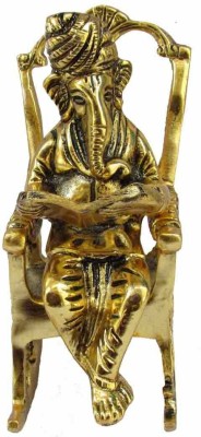 guru kripa enterprise Decorative Showpiece  -  12 cm(Brass, Gold)