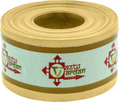 vastu vardan Brass Strip For Vastu Remedy (8 Feet, 18 MM Width, 0.3 MM Thickness)(Pack-1) Decorative Showpiece  -  11 cm(Metal, Gold)