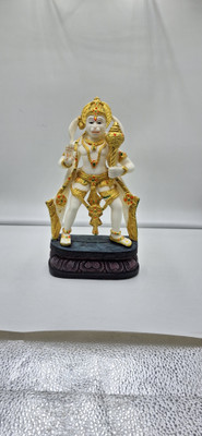 OPULANCE Pawansut Hanuman God idol Decorative Showpiece  -  29.21 cm(Polyresin, Gold)