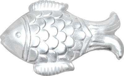 KMJ pure silver fish/chandi ki machli/fish for Astrological and lal kitab remedy Decorative Showpiece  -  0.2 cm(Silver, Silver)