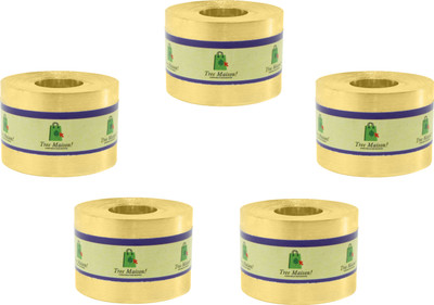 TREEMAISON Brass Strip-Vastu Remedy (8 Feet Length, 25MM Width, 0.3MM Thickness)(Pack of 5) Decorative Showpiece  -  11 cm(Brass, Gold)
