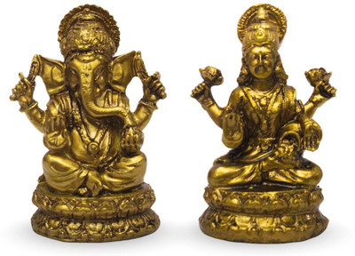Terra Charms GLG-Divine2 Decorative Showpiece  -  12 cm(Polyresin, Gold)
