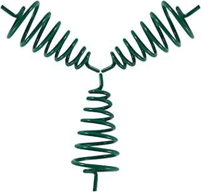 Trishakti Vastu Green Conical Anti-clockwise Spring Air Element Set of 3 , vastu Decorative Showpiece  -  4.1 cm(Iron, Green)