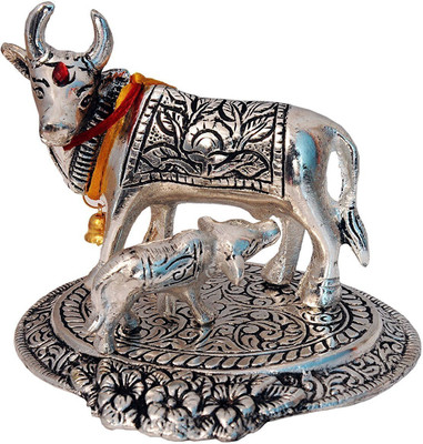 SHRI ASTHA VINAYAK Decorative Showpiece  -  10 cm(Silver Plated, Silver)