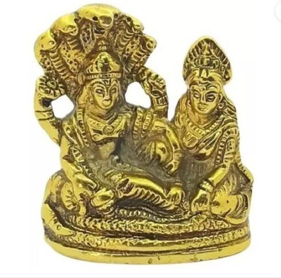 SHRI ASTHA VINAYAK Decorative Showpiece  -  10 cm(Brass, Gold)
