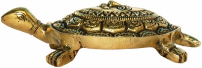 Kalarambh Tortoise Decorative Showpiece  -  7.62 cm(Brass, Yellow)