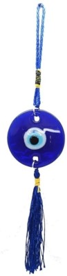 Love Kart Love Kart Evil Eye hanging For Home Decor Wall Hanging Office gate & Gifting Decorative Showpiece  -  20 cm(Crystal, Dark Blue)