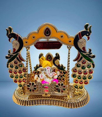 MAHADEV Decorative Showpiece  -  18 cm(Plastic, Gold)