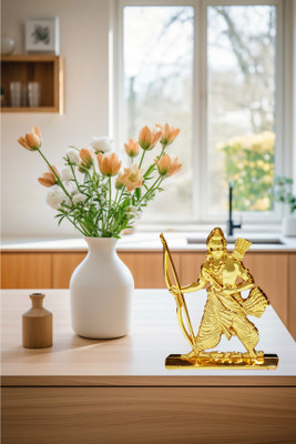 Shiv Jagdamba Automobile Showpiece Decorative Showpiece  -  5.5 cm(Metal, Gold)