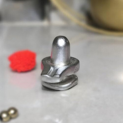 Chkoteravatiya Original Pure Parad Shivling || AAA+ Quality 30 Grams Mercury Shivlingam Decorative Showpiece - 3 cm(Metal, Silver) Chkoteravatiya Original Pure Parad Shivling || AAA+ Quality 30 Grams Mercury Shivlingam Decorative Showpiece - 3 cm(Metal, Silver)