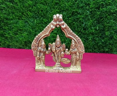 RAMA METAL BRASS MURUGAN IDOL Decorative Showpiece  -  8.5 cm(Brass, Yellow)