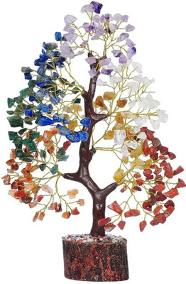 Sasha ES NA Decorative Showpiece  -  28 cm(Crystal, Wood, Multicolor)