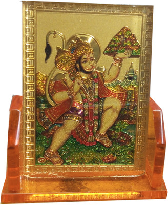 Gwals Gwals Hindu Goddess Idol Mata Vaishno Devi Temple Frame for Car Dashboard Decorative Showpiece  -  9 cm(Plastic, Multicolor)