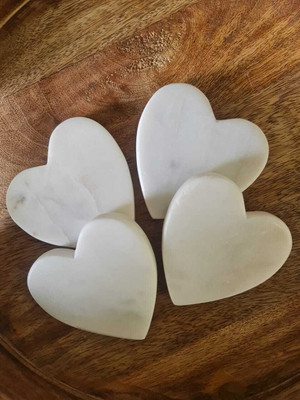 Dastakaari Decorative Showpiece  -  8 cm(Marble, White)