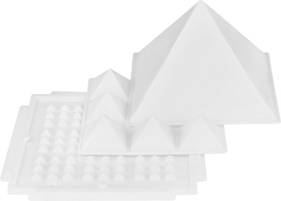 vastu vardan 3 Layer Pyramid / Plastic Multi-Layer Pyramid / Vastu Remedy ( Pack of 01) Decorative Showpiece  -  10 cm(Plastic, White)