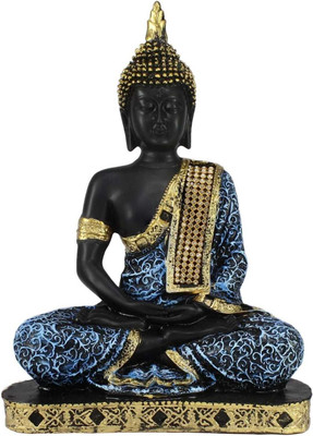buddha black Blue s 1 15 cm Religious Idol & Figurine(Polyresin, Blue)
