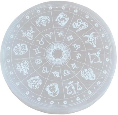 VIBESLE Decorative Showpiece  -  10 cm(Stone, Crystal, White)