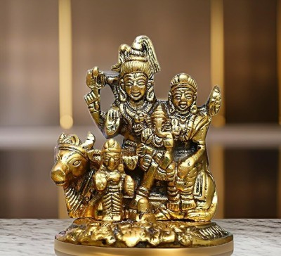 A & S VENTURES Decorative Showpiece  -  12 cm(Metal, Gold)