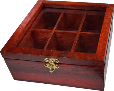 NMNSPICEBOX NMNSPICEBOX Decorative Showpiece  -  9 cm(Wood, Brown)