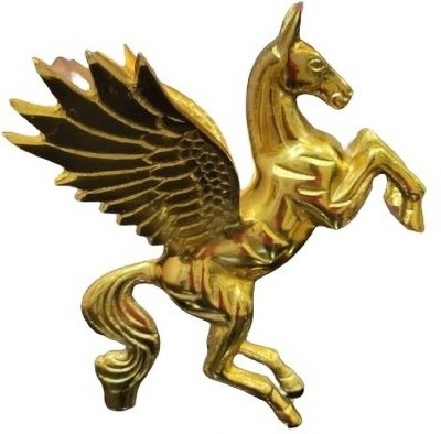 Shubh Sanket Vastu Golden Flying Horse -Zinc - Showpiece - 13.5*8.5*12.5 inch, 1.17 Kg Decorative Showpiece  -  35 cm(Aluminium, Gold)