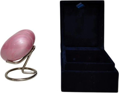 MZ Collections Heart on Stand perfect for home decor or gifting with velvet box Decorative Showpiece  -  10.16 cm(Steel, Metal, Pink, Black)