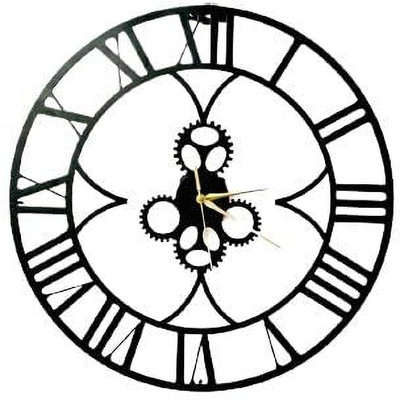 OMETAL Decorative Showpiece  -  45 cm(Metal, Black)