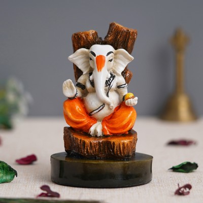 eCraftIndia Decorative Showpiece  -  12.5 cm(Resin, White)