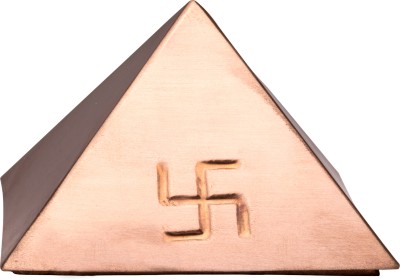 Plus Value Copper Pyramid Dome 3.5 Inch - Powerful Vastu Products & Remedies For Home Decorative Showpiece  -  10 cm(Copper, Copper)