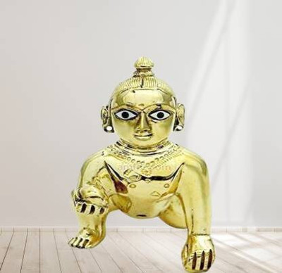 SHRI ASTHA VINAYAK Decorative Showpiece  -  3.1 cm(Brass, Gold)