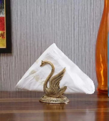SBBCO Metal Napkin Holder Duck, Tissue Paper Holder for Dining Table (Napkin Stand) Decorative Showpiece  -  22.700000000000024 cm(Brass, Gold)